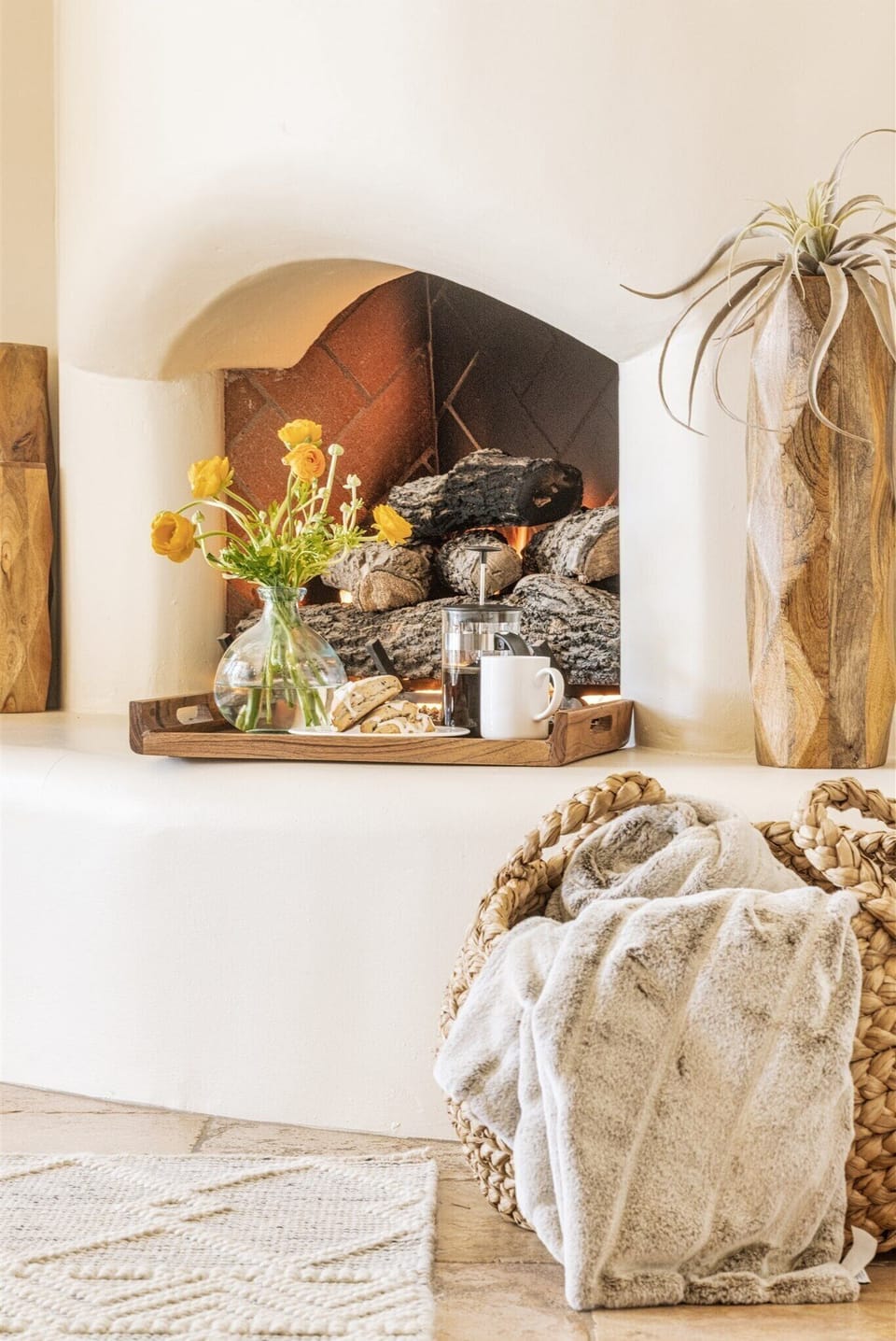 Cozy up and enjoy a quiet breakfast at home.
