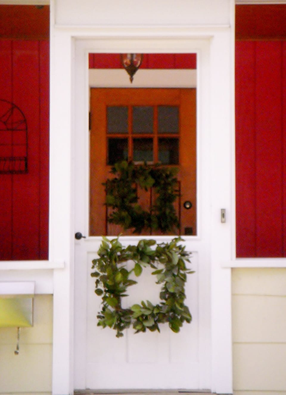 Front door and front porch