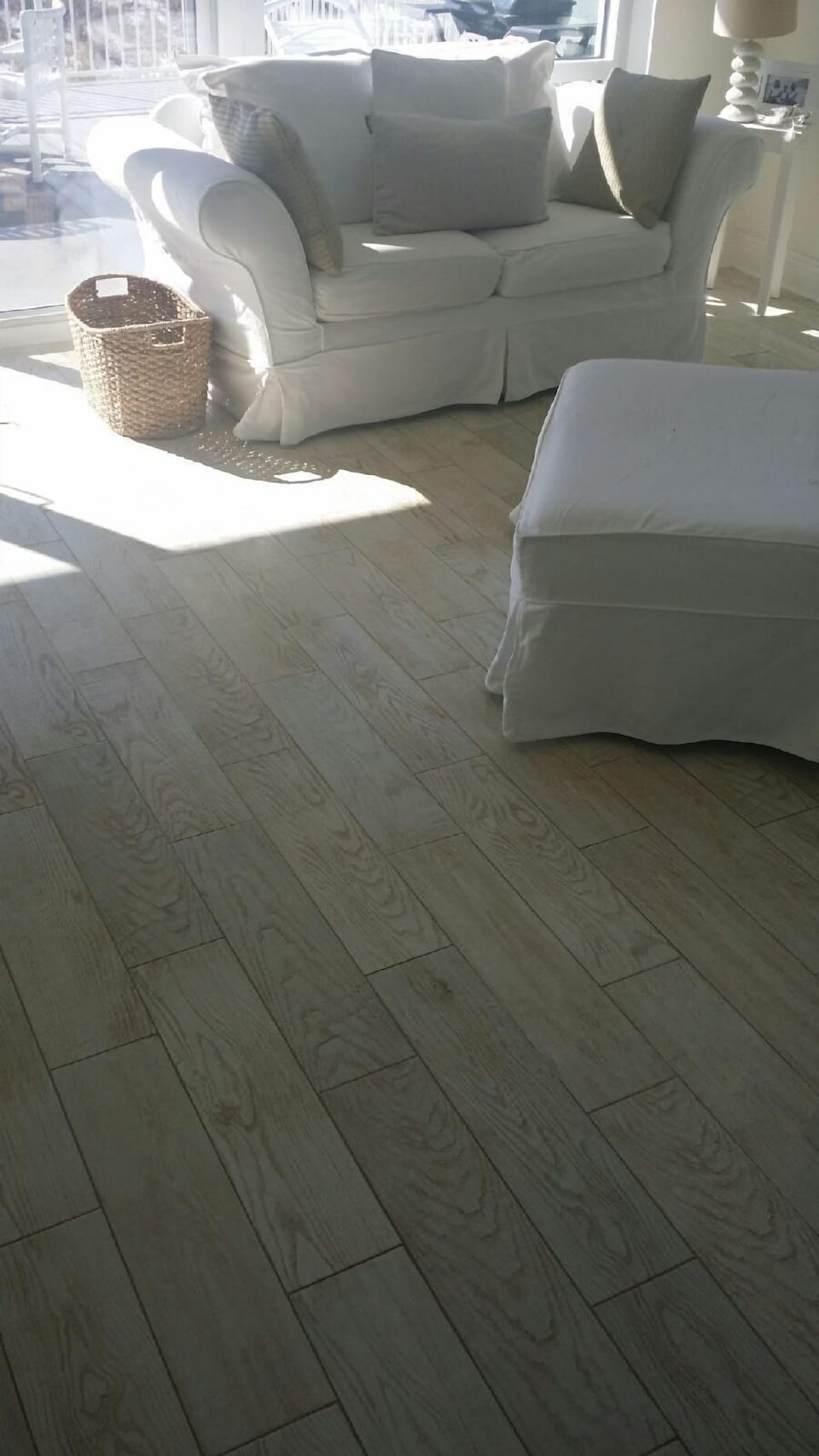 New tile in Living room