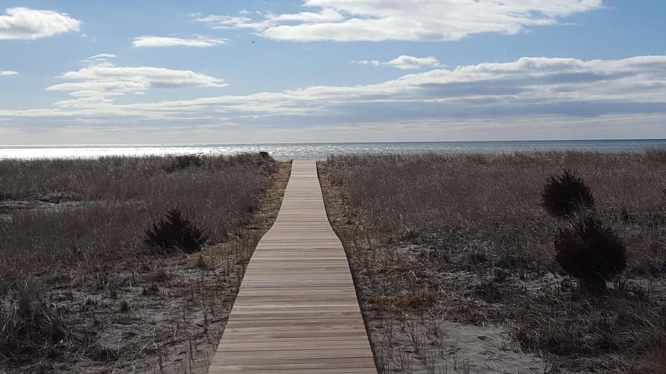 Private Ocean Walkway to Sandy Beach and Waves!