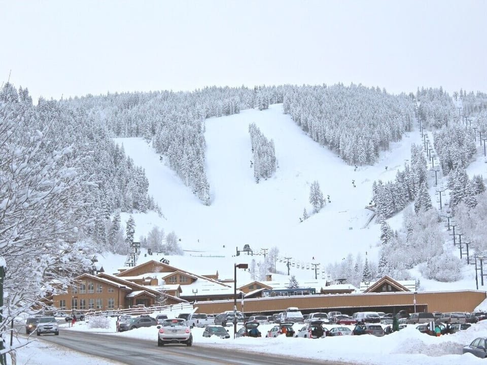 View from the front of the Red Stag Lodge