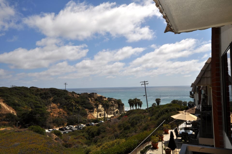 Photo from our balcony off the main room