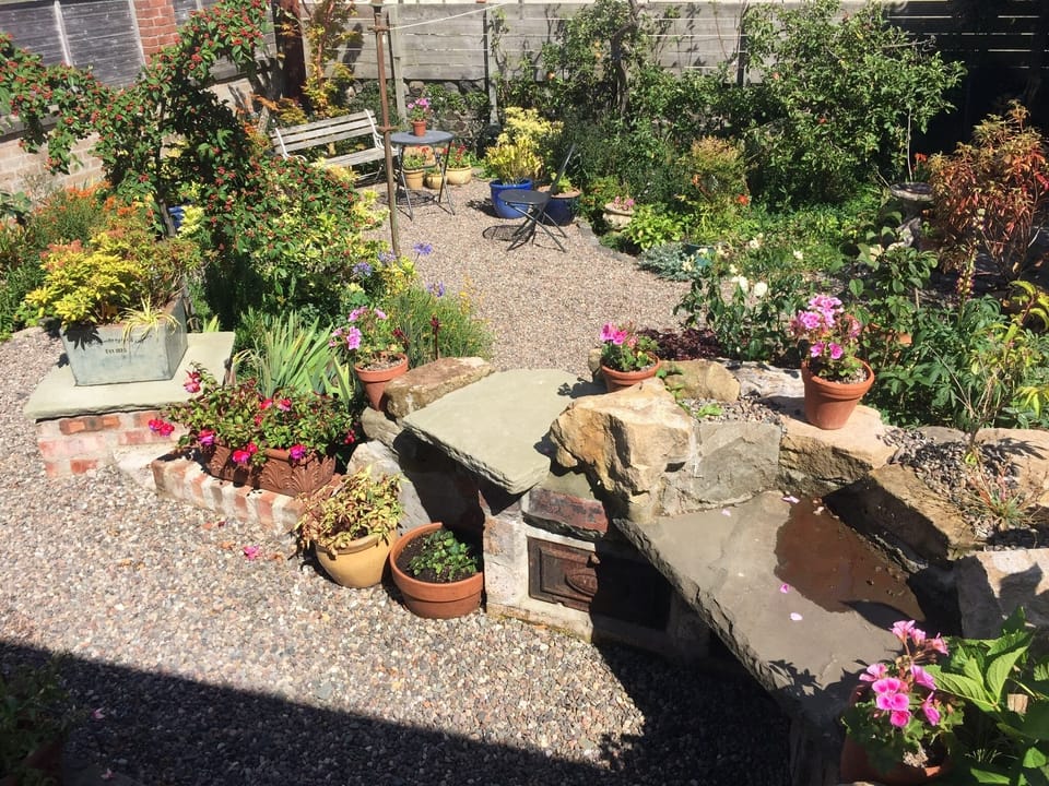 Secluded rear garden