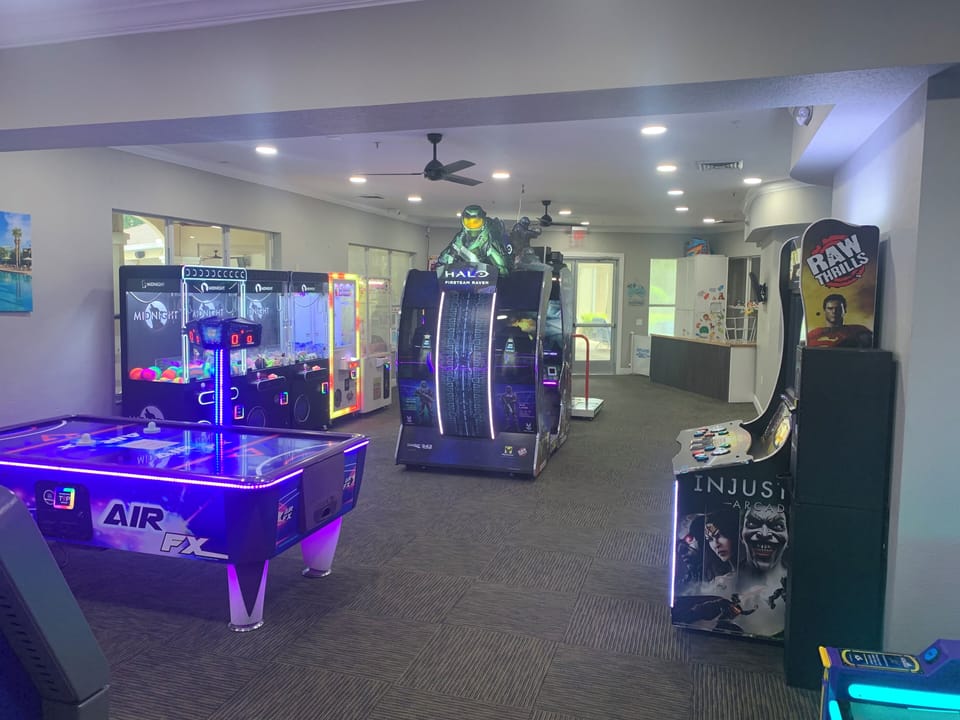 Game room and movie theatre