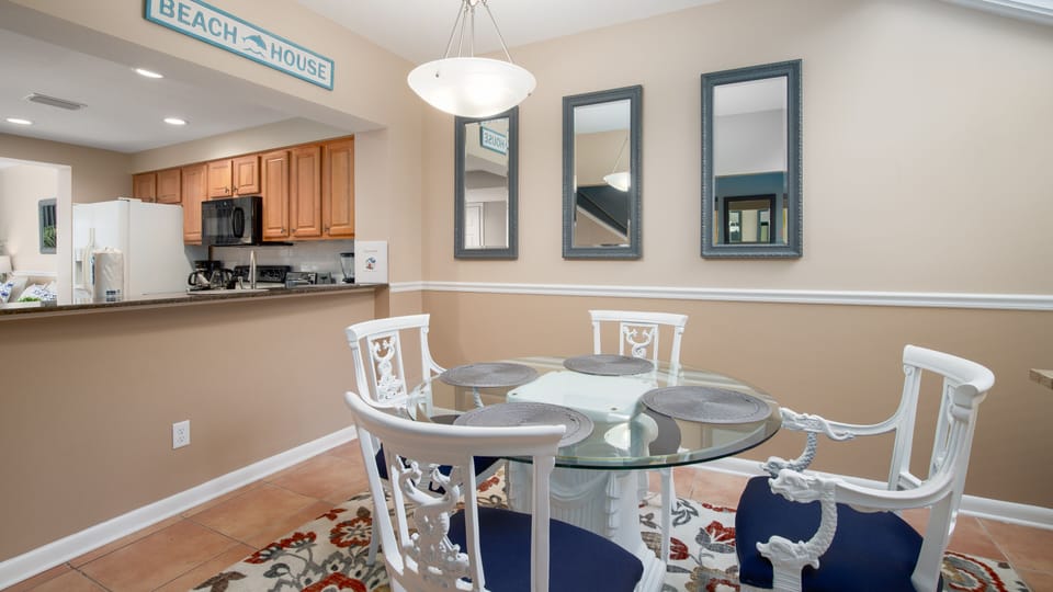 Dining Room with bar and 3 bar stools (not pictured)