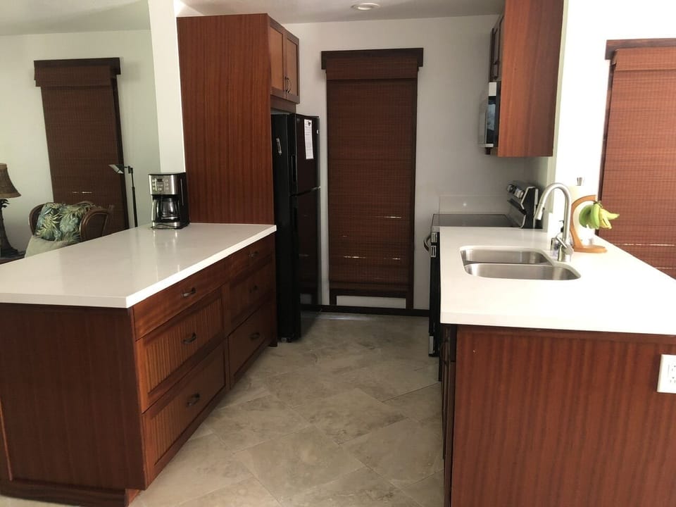kitchen with refrigerator stove microwave double sink dishwasher 