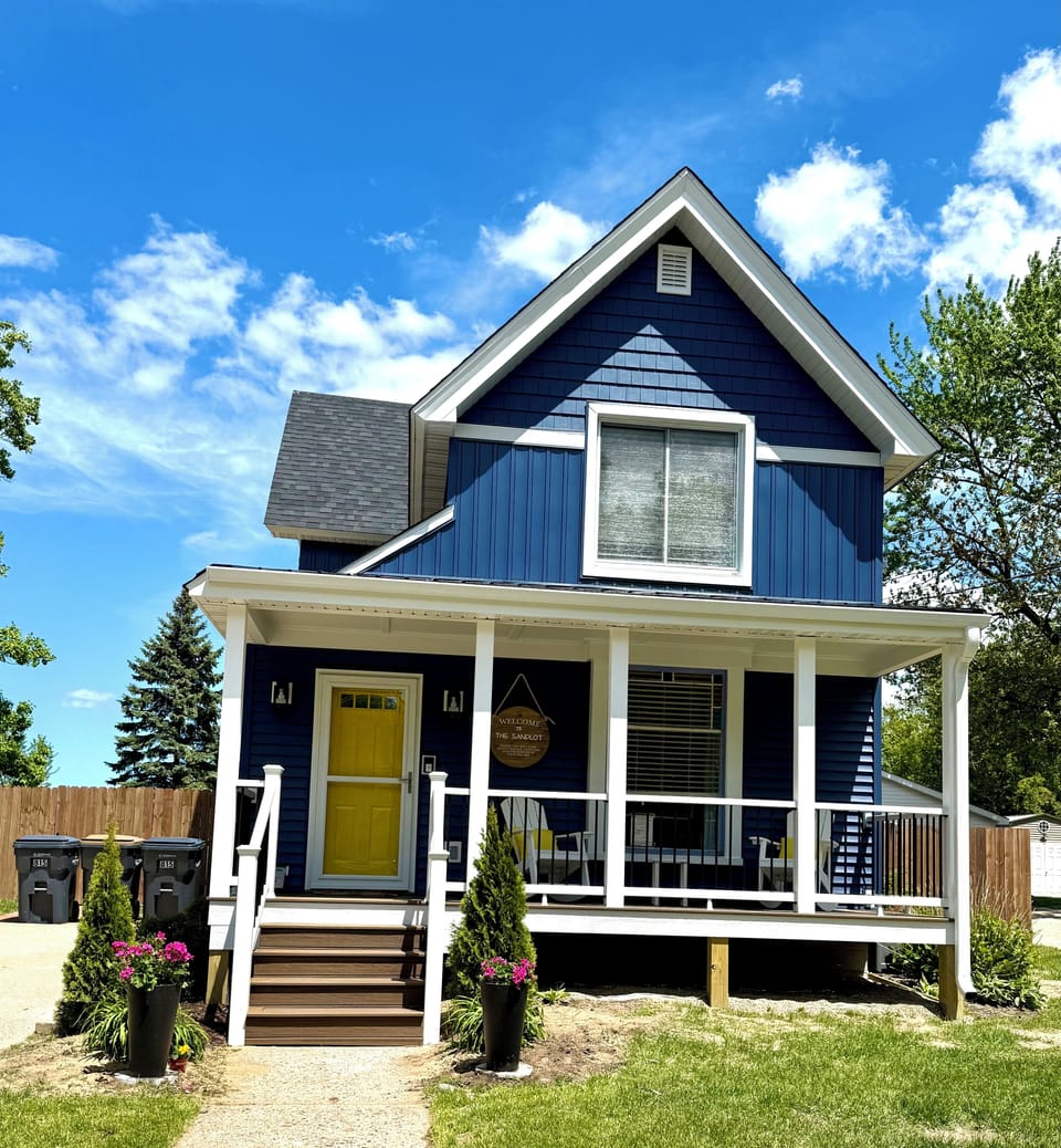 Newly remolded exterior (April 2025) with new front porch.