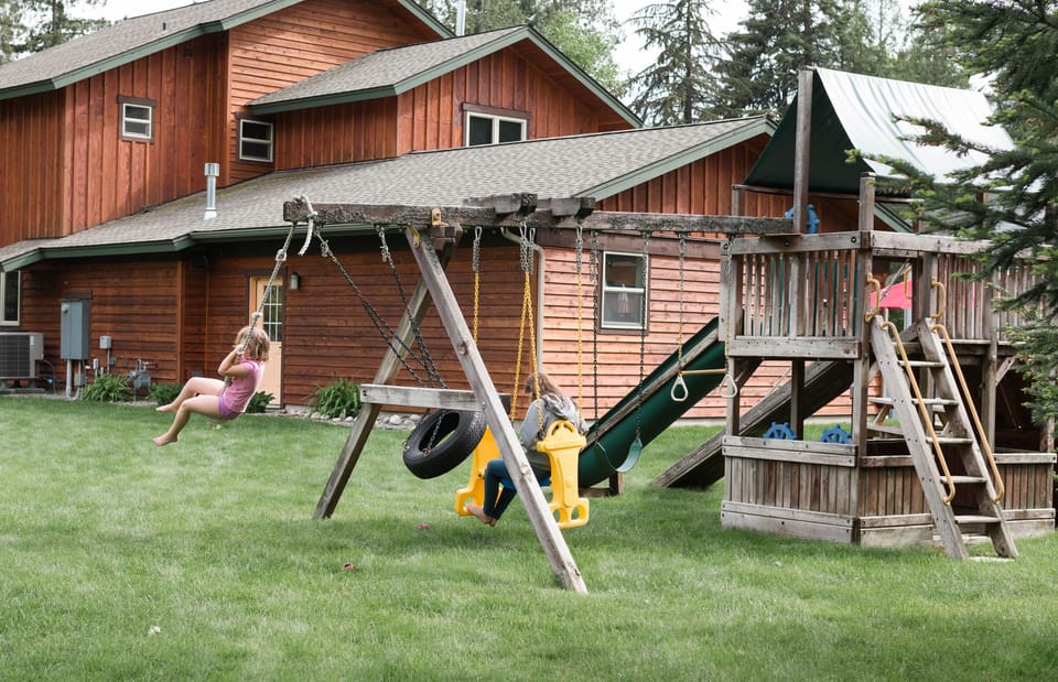 In summer or winter, your kids will spend a lot of time in the back yard.