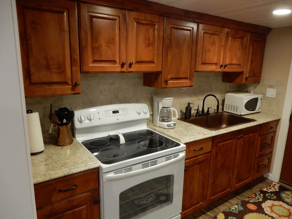 Downstairs second full kitchen