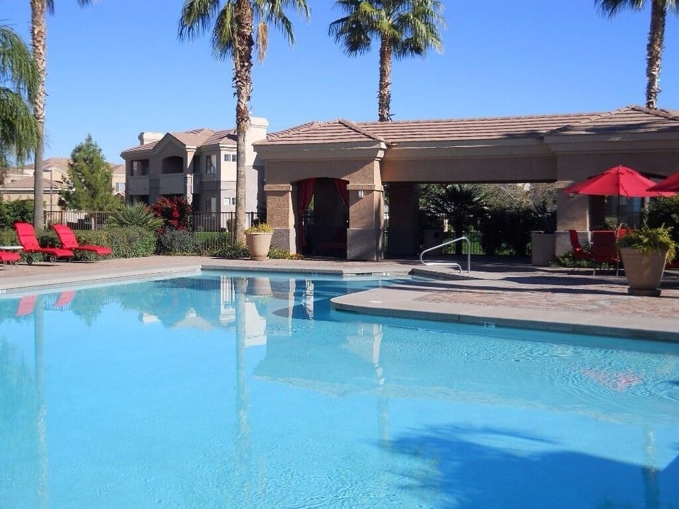 Main pool, which is heated throughout the year and located adjacent to the suite