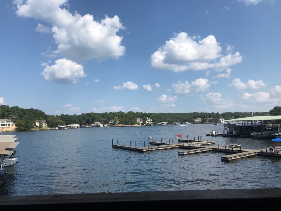 Renter Lynn showing a beautiful lake day. 