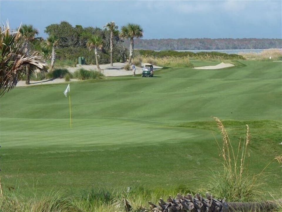 Wild Dunes Links Course with golf holes on the ocean