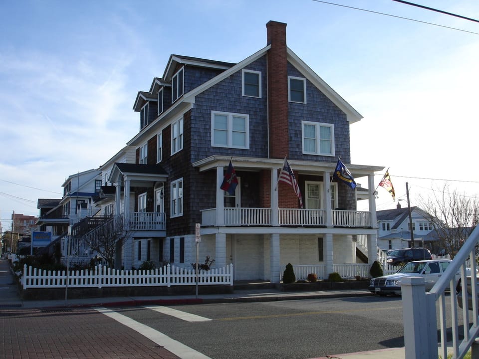 Looking South At Porches