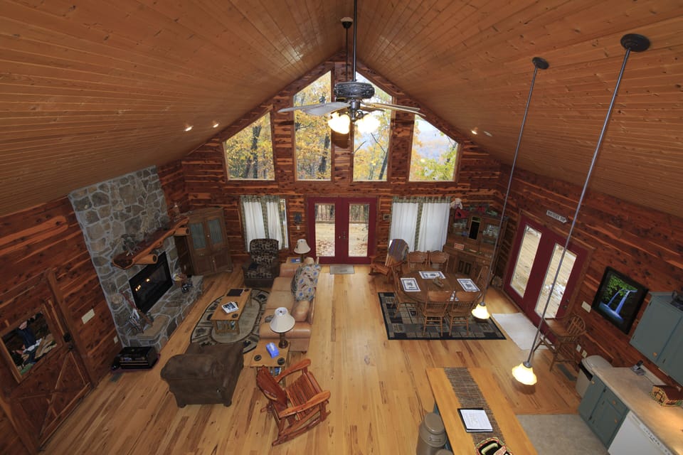 The view from the loft is amazing.