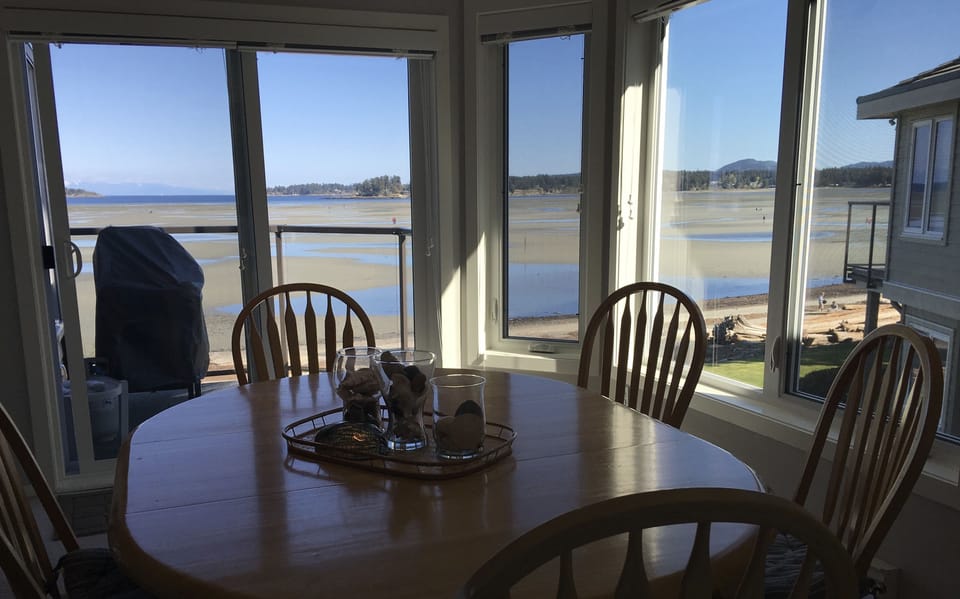 Oceanfront dining every night...