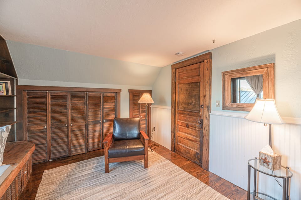 Master bedroom reading area