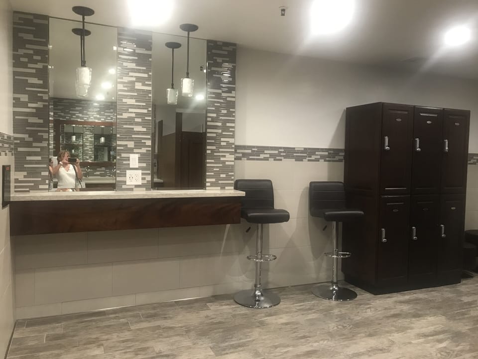 Shower and Locker Room
