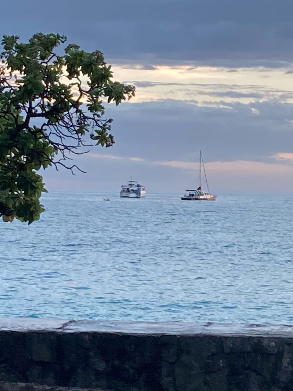 Location, out the door and across the street, Paradise