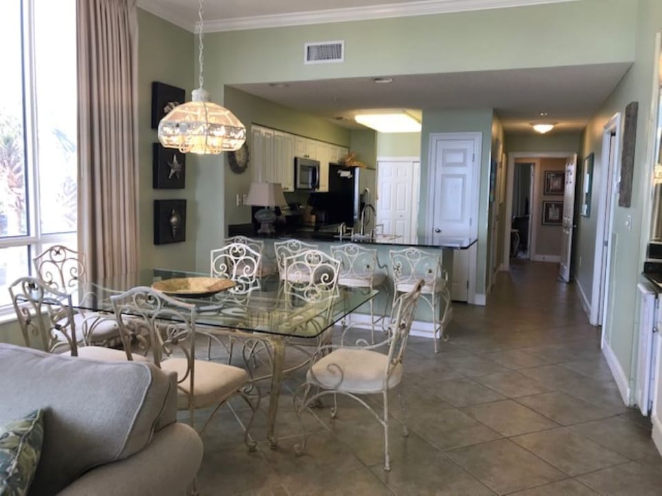 thru hallway - back right - is the lock out suite bedroom w/ kitchenet