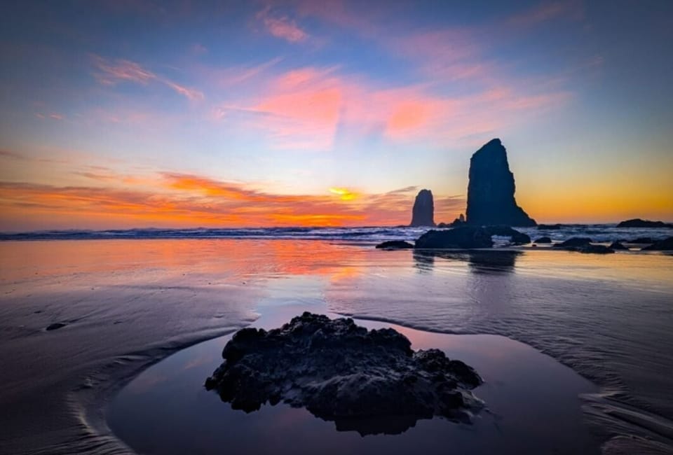 Beautiful sunsets and star gazing year-round! This was taken in January 2025