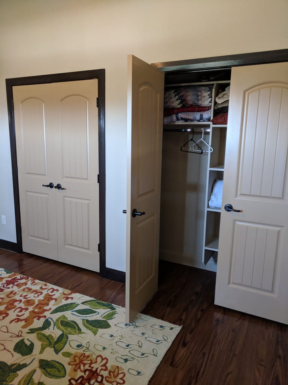 upstairs master closets