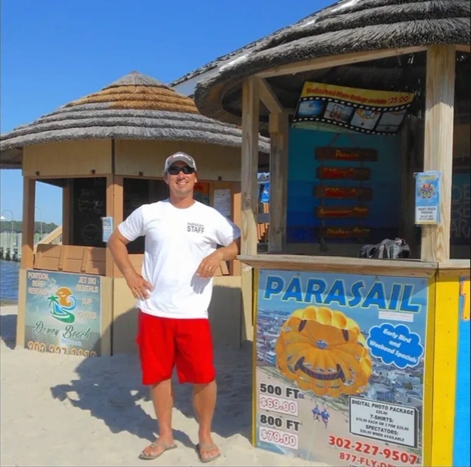 Jet-ski, kayak, and paddle board rentals at the Rusty Rudder bayside