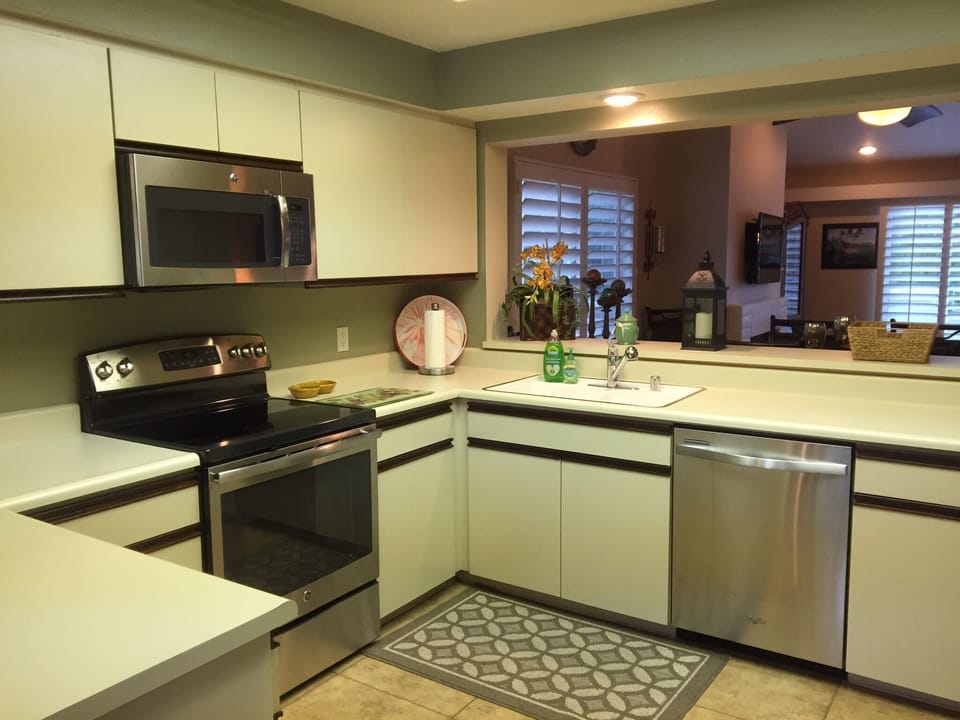 Kitchen with all Stainless Steel Appliances