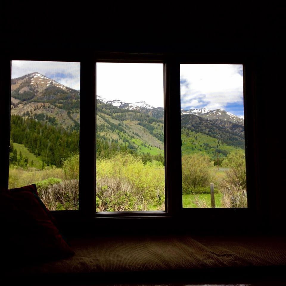 Awesome view from Window seat "reading nook"