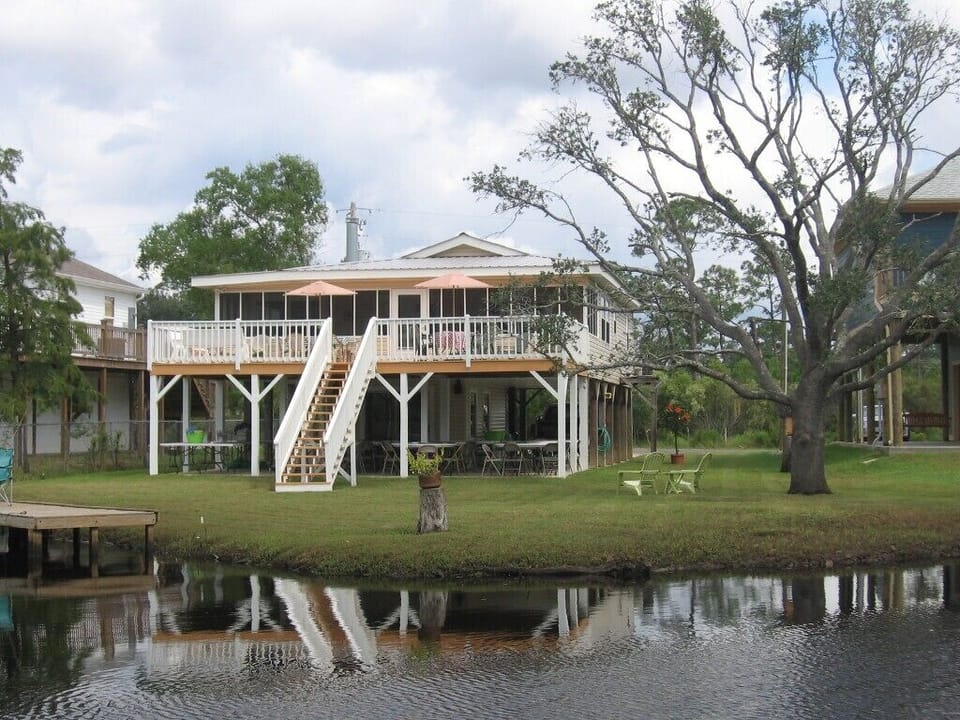 House view from bayou