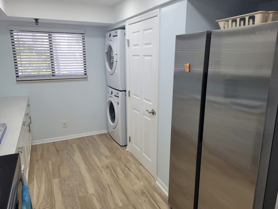 New washer and dryer