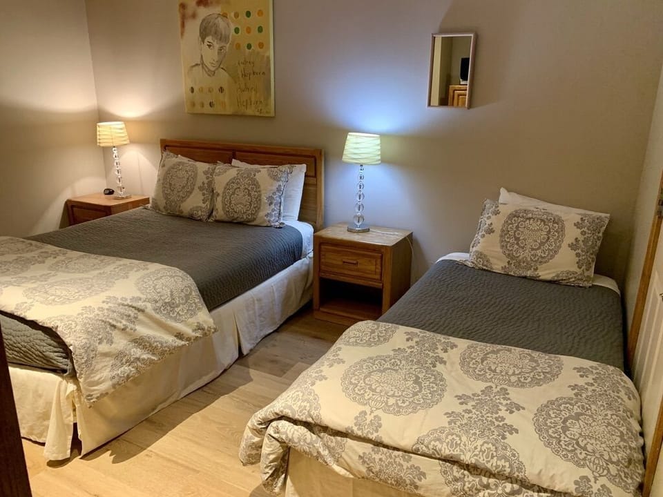 Queen and twin in second bedroom