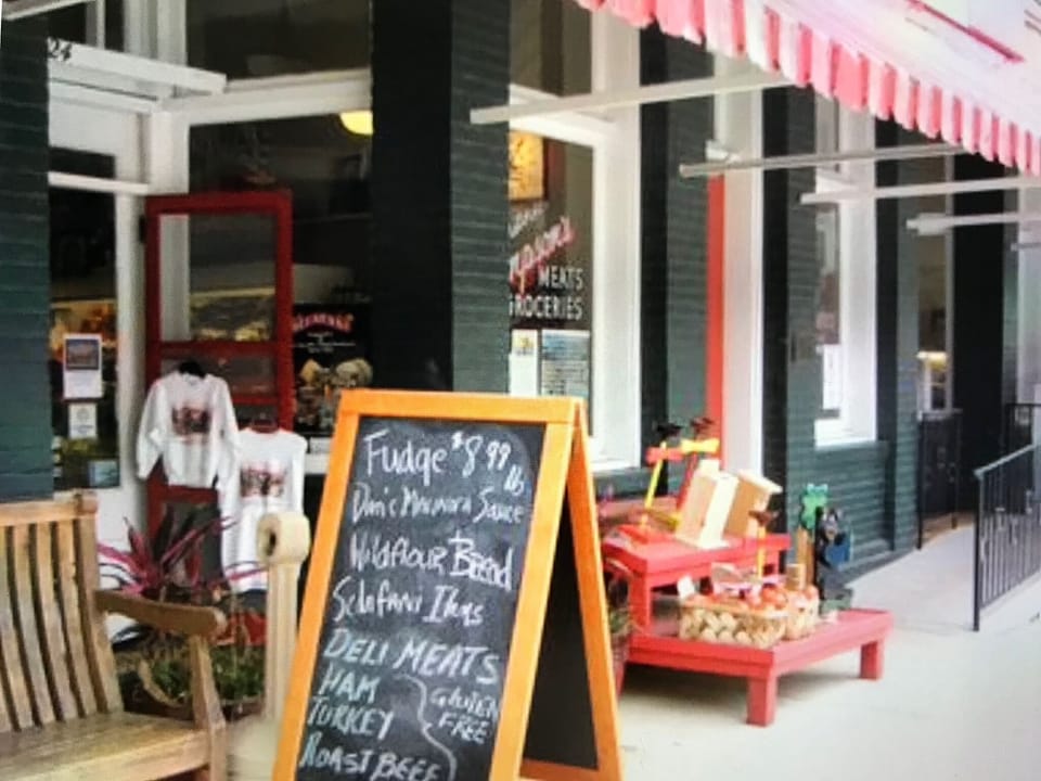 Visit Thompson’s Store for groceries 