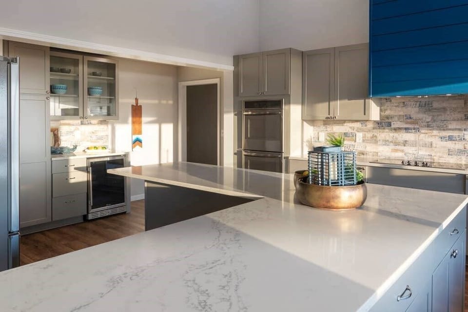 Kitchen and Wine Fridge