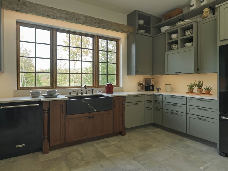 Spacious kitchen