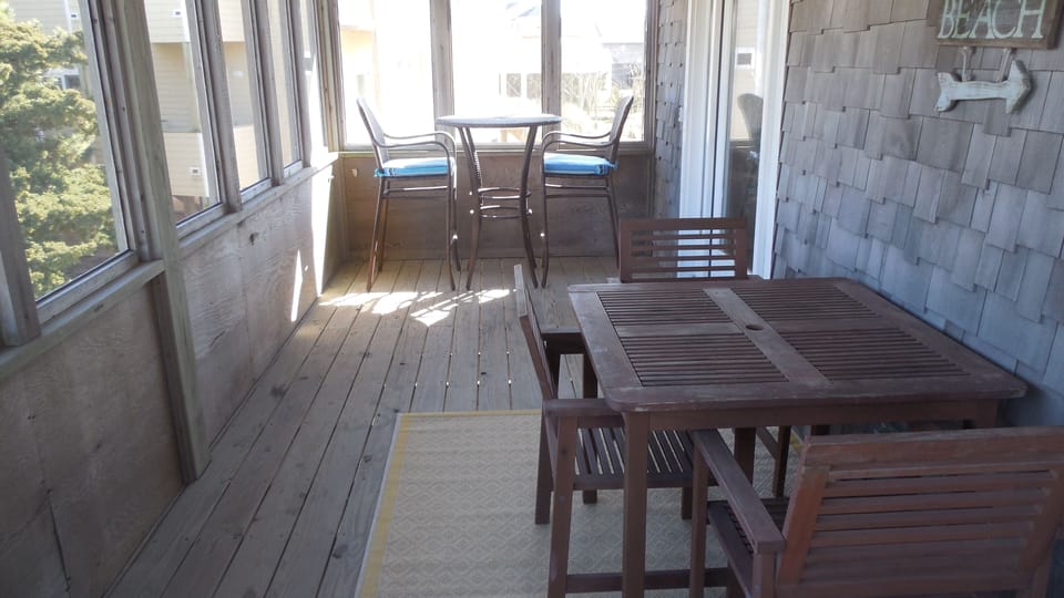 Screen Porch with ocean views
