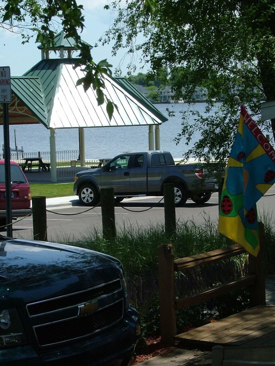 View of Lake Kalamazoo Harbor and Coughlin Park