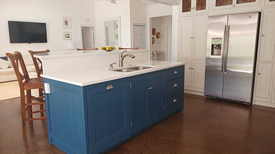 Open plan living .