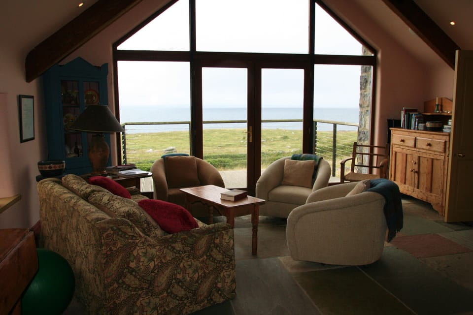 Seating at ocean end of Great Room