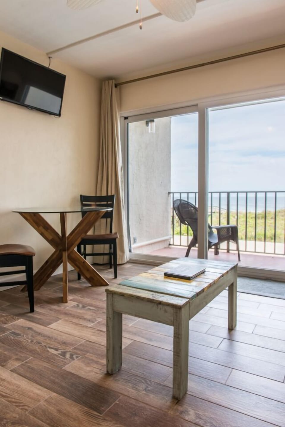 Living room with view of Ocean