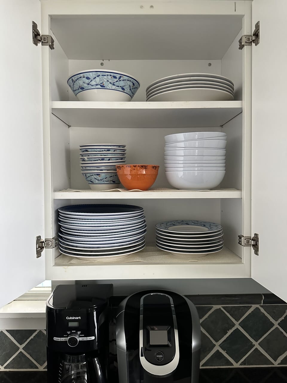 Plenty of dishes to dine inside, or Malamine to dine outside
