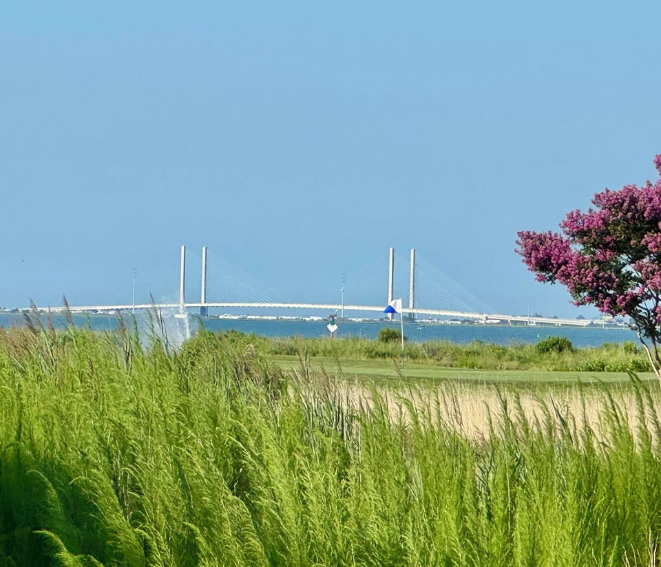 View of Roth Bridge from kitchen/dining area
