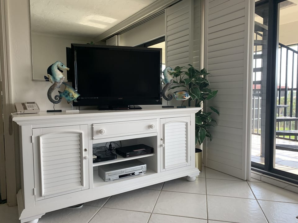 Flat screen TV in living room