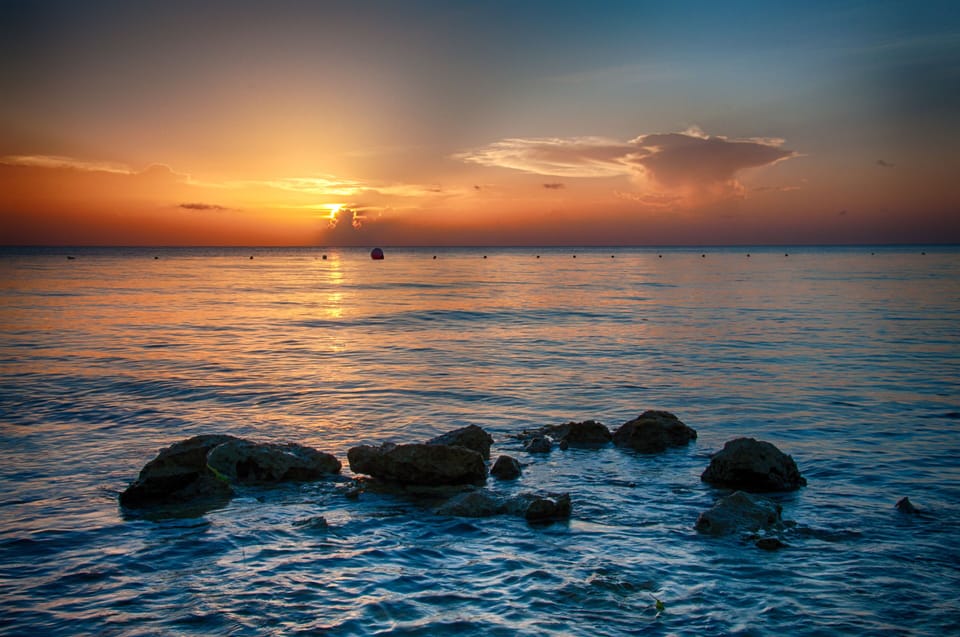 Amazing sunsets from the beach.