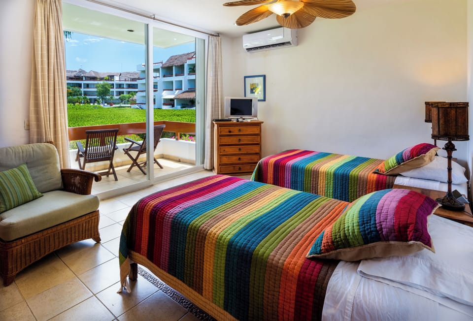Bedroom #2 can be XL-Twins or a king. View of mangrove with private balcony.