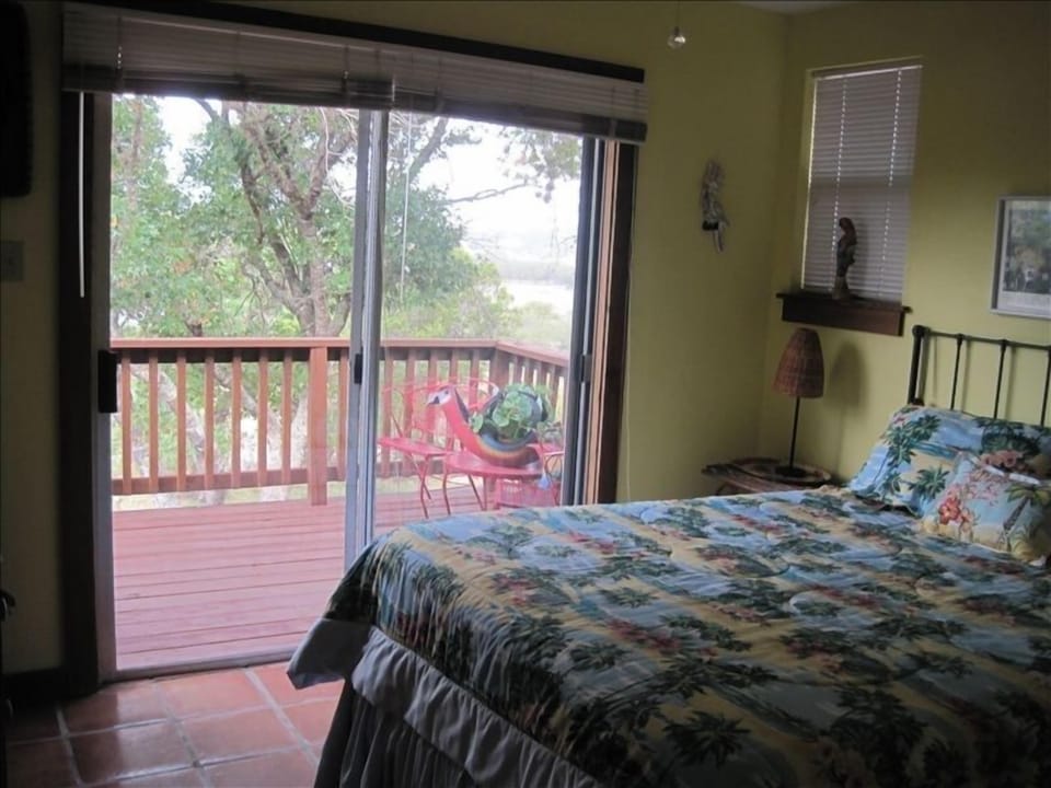 Master #2 or bedroom 3-upstairs, queen bed , private patio