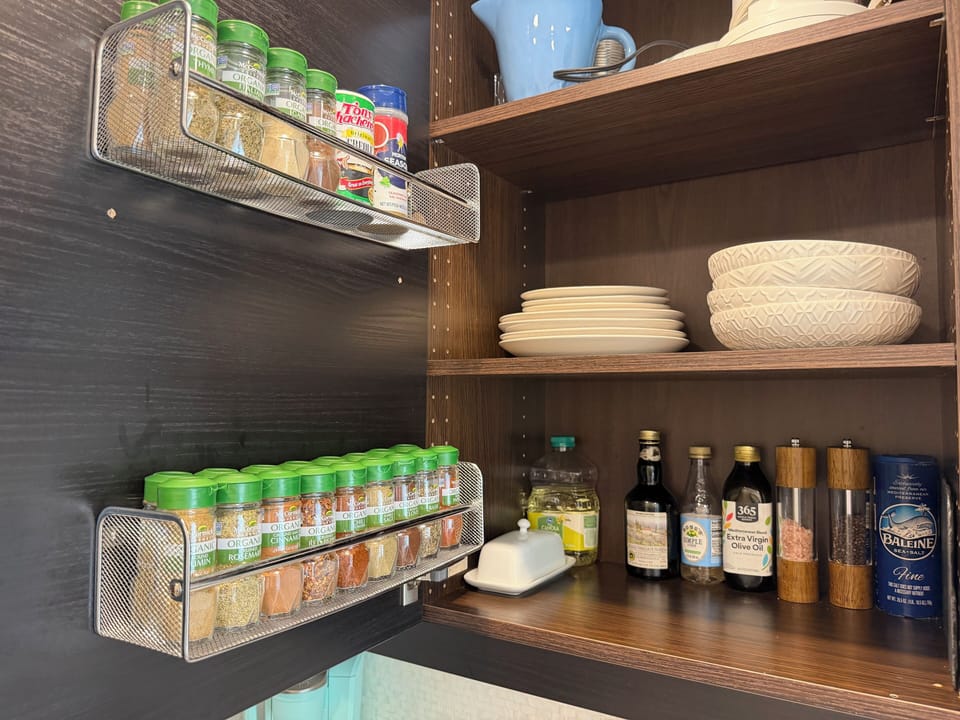 Well stocked pantry 