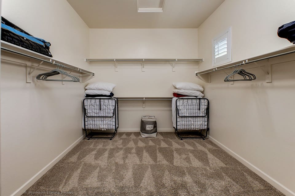 Rollaway bed options in every closet