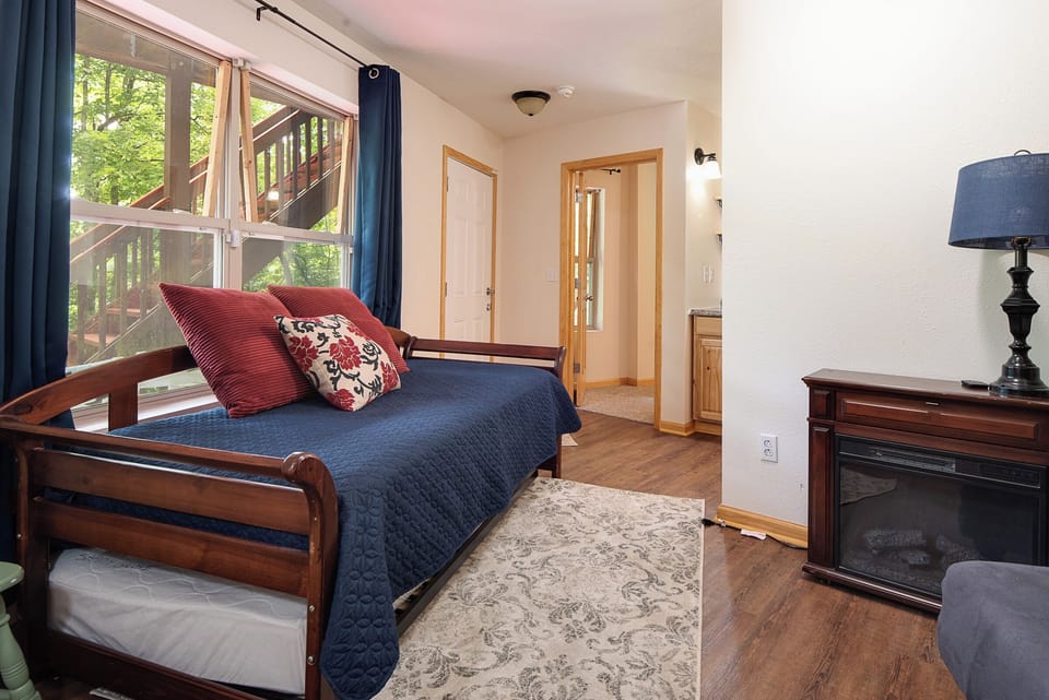 Bottom Level Trundle bed (sleeps 2) bedroom 7.  *NOTE* stairwell entry to 7 & 8