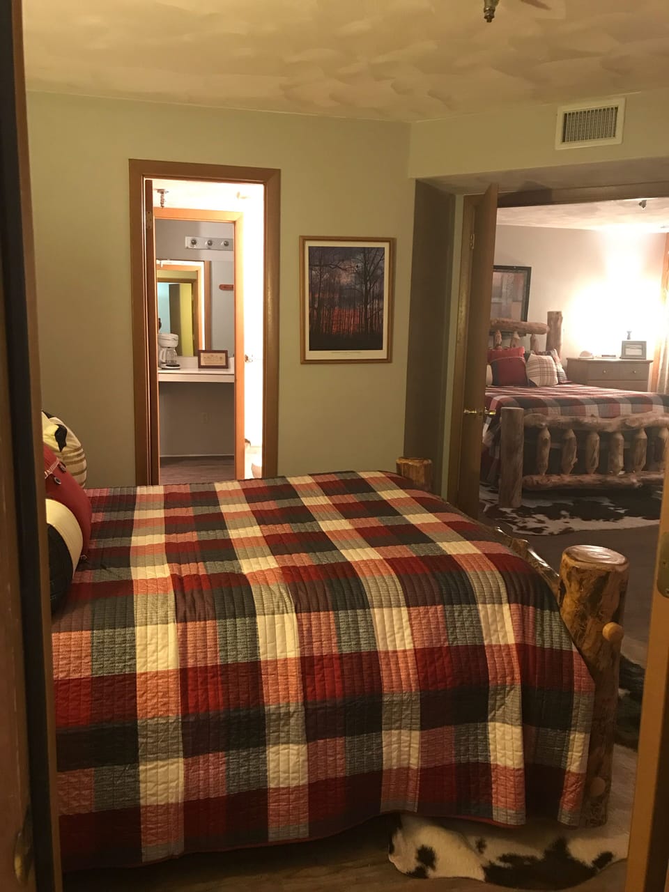 Side B view from Side A with Jack and Jill Bathroom
