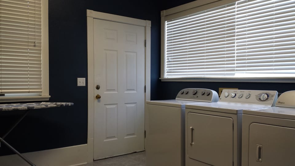 Upstairs laundry room